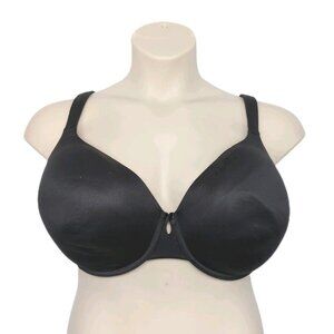Lane Bryant Cacique Bra Intuition Full Coverage Lined Black 44B